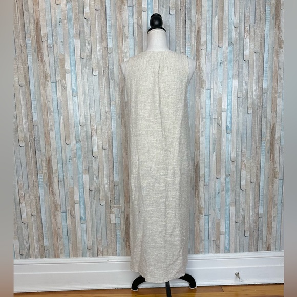 Hackwith Design House M L Weldon Long Midi Tunic Tank Top Dress Boucle Lagenlook - Picture 7 of 11